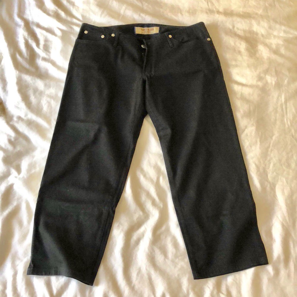 Paris blues cropped black jeans size 11 juniors